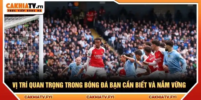 Vị Trí Quan Trọng Trong Bóng Đá Bạn Cần Biết Và Nắm Vững